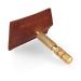 Genuine Cowhide Leather Safety Razor Head Cover | Travel-Friendly Double Edge Razor Case (Cognac - Buy Online on GoSupps.com