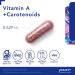 Pure Encapsulations Vitamin A + Carotenoids - 90 Capsules - Hypoallergenic Dietary Supplement - Buy Online on GoSupps.com