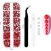 YHMQ DU 3792PCS Red Rhinestones for Crafts - Glass Diamonds Kit with Tweezers and Picking Pen, 6 Sizes - Nail Jewels and Crystals Set - Buy Online on GoSupps.com