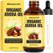 Organic Jojoba Oil Natural Moisturizing and Conditioning Oil Jojoba Oil for Hair Growth Massage Oil Cold Pressed Carrier Oil for Skin Hair and Nails