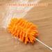 FCSHFC Chenille Feather Duster Anti-Static Dusters for Cleaning Extendable Bendable Washable Mini Dusters for Car Computer Fan Furniture(Orange) - Buy Online on GoSupps.com