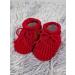 Royal Icon Baby Booties 0-3 Months | Warm & Safe Baby Slippers for Boys & Girls | Newborn Baby Boots Ri401 Red - Buy Online on GoSupps.com