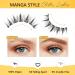 Buy Lankiz Brown Individual Manga Cluster Eyelashes | DIY Natural Eyelash Extensions | Fake Lashes in Manga-Style-04 - Buy Online on GoSupps.com