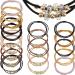 30 Pcs Bracelet Hair Ties Knotted Decorative Hair Ties Seamless Ponytail Holders for Women Elastic Hair Ring with Circle Beads Hair Bands Ropes Hair Accessories for Teen Girls Thin  Thick  Curly Hair