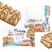 Genius Gourmet SKIPPY Peanut Butter Flavored Crispy Protein Bars 12g Protein per serving (24% DV) 3g Sugar Delicious Snack Bar Gluten Free 10 Count
