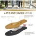 Vaya Anatomico Orthopedic Insoles with Activated Carbon for Flat Feet | Size 39 - Comfort & Support for Transverse & Longitudinal Arch - Buy Online on GoSupps.com