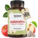 Quercetin high dose (180 capsules) with vitamin C and bromelain - vegan (1x 180 capsules (1 pack)) 180 pieces (1 pack)