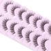 Goddvenus Russian Strip Lashes - Cat Eye Wispy False Eyelashes for Natural Volume (33C) - Buy Online on GoSupps.com