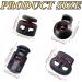 TXSN 30PCS Plastic Cord Locks Spring Stopper Fastener Toggles for Drawstrings  Paracord  Bags  Shoelaces  Clothing and More  Columnar Shape Double Holes - Buy Online on GoSupps.com
