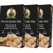 Pao de Queijo 3x400g Brazilian Cheese Bread Mix - Gluten Free - No additives - Fast and Easy to Bake - Ideal for Grill