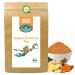 Organic ginger -turmeric tea 2x 500g - Ayurvedic vitality tea - traditional - refreshing - easy sharpness - for body and mind - peppermintman organic ginger -turmeric 1000g