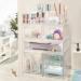 STORi Audrey Clear Vanity Makeup Organizer - 15-Compartment Holder for Brushes, Eyeshadow Palettes & Beauty Supplies | Made in USA - Buy Online on GoSupps.com