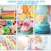 Gel Food Coloring - 10 Vivid Colors Gel Based Flavorless Edible Food Colouring Dye Cake Decorating Set for Kids Baking Macaron Frosting Fondant Cookie (6ml/Bottles) 6 ml (Pack of 10) - Buy Online on GoSupps.com