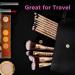 Brush Master 12-Piece Professional Makeup Brush Set with Case - Face Powder, Blush, Eyeshadow, Kabuki, Foundation, Contour, Concealer, Lip Brushes - Buy Online on GoSupps.com