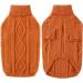 Classic Dog Sweater | Warm Turtleneck Puppy & Cat Coat | Winter & Holiday Pet Outfits | XXL Caramel - Buy Online on GoSupps.com