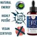 Max Strength Vegan Vitamin B12 Liquid - 5000 mcg Methylcobalamin Supplement - Citrus Flavor Sublingual Drops for Mood and Energy - 2oz - Buy Online on GoSupps.com