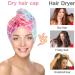 Cerulentree Hair Drying Cloth Wrap - 2 Packs Super Absorbent Hair Turban Towel for Women - Fast Drying Head Wrap for Smooth & Curly Hair - Buy Online on GoSupps.com