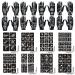 138 PCS Reusable Henna Tattoo Stencils Kit for Women, Teens & Girls - Black Tattoo Templates for DIY Body Art - Henna-1 - Buy Online on GoSupps.com