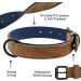 Didog Soft Padded Leather Dog Collar - Adjustable Breathable & Durable for Small to Large Dogs (Brown L 33-40 cm) - Buy Online on GoSupps.com