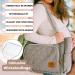 Buy Micu Micu Diaper Bag Stroller - Large Capacity Waterproof Includes Diaper Pad - Perfect Mommy & Clinic Bag - 50x14x30cm Gray - Buy Online on GoSupps.com