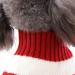 Shop Hrttsy Christmas Dog Sweater - Warm Red & White Moose Pullover for Small to X-Large Dogs | Winter Pet Costume - Buy Online on GoSupps.com