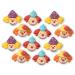 Coffee house Diamant - 12 Set Clown Backdekor vegan gluten -free natural food colors ideal for cupcakes & cakes on children's birthday carnival & every party