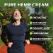 Natural Hemp Oil Extract Cream for Joint Pain Relief - Fast-Acting Formula with MSM, Turmeric, and Aloe Vera - 4 Oz - American Quality - Buy Online on GoSupps.com