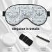 Shop Gymnastics Blue Soft Sleep Eye Mask - Breathable Eye Patch for Women | Perfect Travel & Relaxation Accessory - Buy Online on GoSupps.com