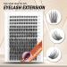 DIY Eyelash Extension Kit - 168 Clusters 3D Effect Natural Lashes for Home Use | Volume MIX - Buy Online on GoSupps.com