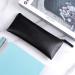 MROCO Pencil Case Pencil Pouch Black Pencil Bag PU Leather Pen Case Small Zipper Pouch for Pencils  Pens  Markers  Makeups  Change  Coins - Buy Online on GoSupps.com