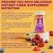 1500mg Sugar-Free Prebiotic Fiber Gummies - 3-in-1 Digestive Support Blend with Psyllium Husk, Inulin - B9, B12, D3 for Health & Regularity - 5G Soluble Fiber - Gut Metabolism - Buy Online on GoSupps.com