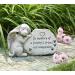 Sleeping Dog Angel Memorial Statue | Outdoor Dog Grave Marker | Sympathy Gift for Loss of Pet | Antique Stone Finish 8.86 inch - Buy Online on GoSupps.com
