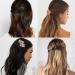 Hapdoo 4Pcs Butterfly Alligator Hair Clips - Medium French Curved Flat Duckbill for Women - Buy Online on GoSupps.com