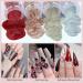 Saviland Glitter Acrylic Powder Set - 10 Colors Professional Polymer for Nails Extension, Prom Queen Series Fashion Red - Buy Online on GoSupps.com