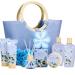Spa Gift Set for Women 10pcs Cotton Scent Gift Box in Exquisite Tote Bag, Shower Gel, Bath Salt, Reed Diffuser, Best Gift Basket for Women's Valentine Christmas, Birthday Gift Basket for Her