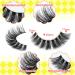ALICE Cat Eye Lashes D Curl Russian Strip Lashes 17mm Fluffy False Eyelashes Clear Band Eyelashes Dramatic Faux Mink Lashes 8 Pairs 9 Pairs- P9 - Buy Online on GoSupps.com