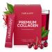 Natu Care sp z oo natucare Premium Collagen Powder 10000 mg Collagen Powder Collagen Powder Vital Proteins Collagen Peptides 100 Natural Collagen Powder for Joints Hair 30 Servings Cherry Cherry 30 Portions