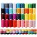 72Pcs Sewing Threads Kit - 36 Colors 500 Yards Polyester Thread Spools with Prewound Bobbins for Hand Sewing and DIY Projects - Buy Online on GoSupps.com