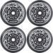AOWISH 4-Pack Inline Skate Wheels | 72mm 90A Asphalt Formula | Roller Skates Replacement Wheels | ABEC 9 Bearings | Black - Buy Online on GoSupps.com