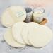 Aimisin Skin Exfoliating Loofah Pads - 5 Pcs Natural Cleansing Tablets for Men and Women | Body Washing Sponge for Bath Spa and Shower | Remove Dead Skin - Buy Online on GoSupps.com