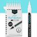 White Paint Marker (8-Pack) 0.7mm Extra Fine Tip Made in Japan | Bold Color+100% Coverage | For Rock Wood Glass Paper Fabric Canvas Metal and More! | White Paint Pens | White Acrylic Paint Pens White FINE Tip (0.7m...