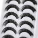 Kiromiro 16mm False Wispy Faux Mink D Curl Lashes - Fluffy Natural Human Silk Russian Strips - Buy Online on GoSupps.com