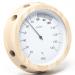 Fischer 3076.00 - Sauna thermometer - 155mm bimetal thermometer made of ash wood Made in Germany
