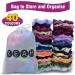 KEAH 40pcs Velvet Scrunchies Hair Band - Multi Colour Hair Scrunchies Pack with Storage Bag - For Girls and Women - Buy Online on GoSupps.com