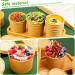 BALDCC 75 Pack 8 Oz Soup Containers with Lids Disposable Containers with Lids for Food Ice Cream Cups with Lids. Ice Cream Container for Storing Food in the Refrigerator or Carrying Out Brown 75 Pack 8 Oz - Buy Online on GoSupps.com