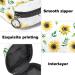 Sunflower Print Sanitary Napkin Storage Bag - Menstrual Pad Pouch for Women - Color 11 - Buy Online on GoSupps.com