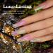 RARJSM Shell Glitter Top Coat Gel Nail Polish Set - 6 Iridescent Colors for Home Salon - Clear Green Purple Red Blue - Glossy Mirror Shine - Soak Off LED UV Curing - Buy Online on GoSupps.com
