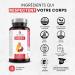 Natural Nootropic Caffeine Free - Bacopa Lion's Mane Choline Ginkgo Green Tea Phosphatidylserine - Memory Concentration Energy and Mental Fatigue - No Additives - MINFIRE - Buy Online on GoSupps.com