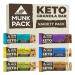 Munk Pack Keto Granola Bar | Gluten, Grain & Soy Free | Nutritional Snacks for Kids & Adults | Chewy, Delicious, Plant Based | Lunch Snacks for School | No Sugar Added, On the Go | Variety | 6 Pack Variety Pack 2 6 Count (…