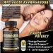 Premium 5in1 Ashwagandha Capsules | 5200mg Equivalent | Turmeric, Rhodiola Rosea, Ginger, Black Pepper | Strength & Spirit Support | 180 Caps - 6 Months - Buy Online on GoSupps.com
